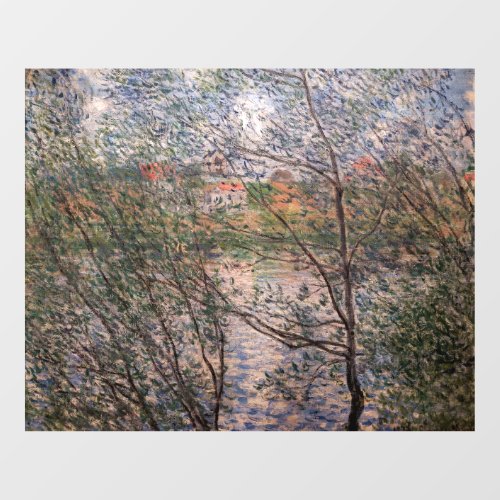 Claude Monet _ Springtime through the branches Window Cling