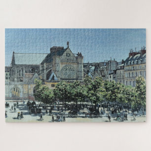 Claude Monet St. Germain l’Auxerrois Jigsaw Puzzle