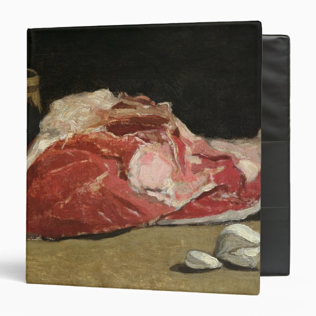 Claude Monet | Still Life, the Joint of Meat 3 Ring Binder (Front/Inside)