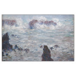 Claude Monet - Storm off the Belle-Ile Coast Fabric
