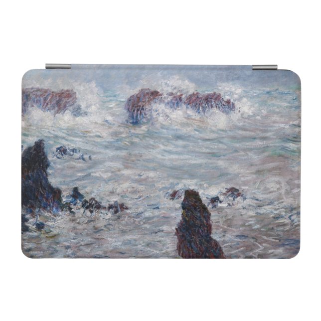 Claude Monet - Storm off the Belle-Ile Coast iPad Mini Cover (Horizontal)