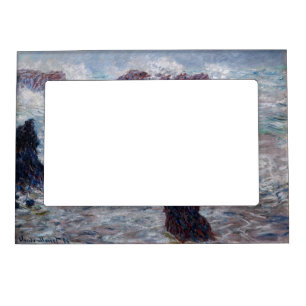 Claude Monet - Storm off the Belle-Ile Coast Magnetic Frame