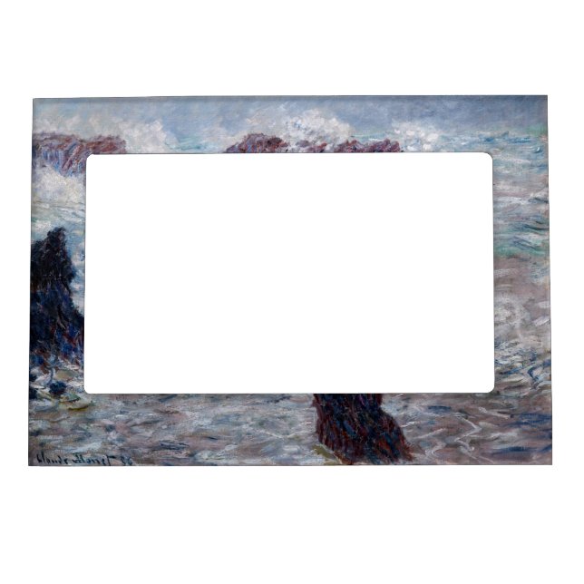Claude Monet - Storm off the Belle-Ile Coast Magnetic Frame (Front)