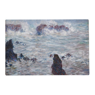 Claude Monet - Storm off the Belle-Ile Coast Placemat