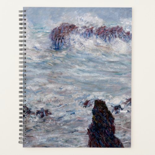 Claude Monet _ Storm off the Belle_Ile Coast Planner