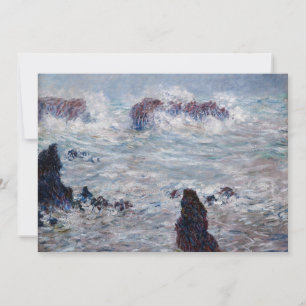Claude Monet - Storm off the Belle-Ile Coast Thank You Card