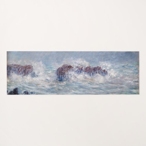 Claude Monet _ Storm off the Belle_Ile Coast Yoga Mat
