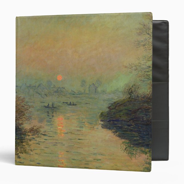 Claude Monet | Sun Setting over the Seine Binder (Front/Inside)