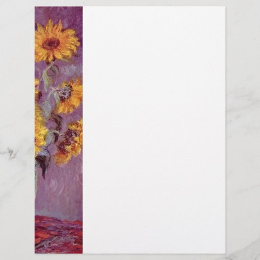 Claude Monet // Sunflowers (Front)