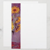 Claude Monet // Sunflowers (Front/Back)