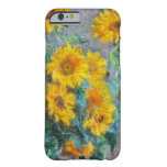 Claude Monet Sunflowers Vintage Floral Barely There Iphone 6 Case at Zazzle