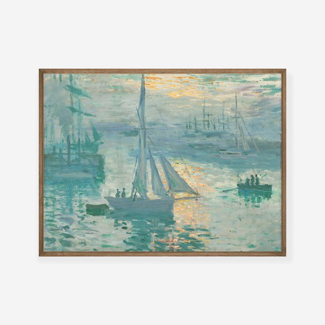 Claude Monet Sunrise Marine Art Print (Creator Uploaded)