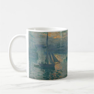 Claude Monet Sunrise Marine Sailboat Impressionism Coffee Mug