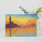 Claude Monet Sunset In Venice Impressionist Art (Standing Front)