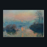 Claude Monet - Sunset on the Seine at Lavacourt Acrylic Print<br><div class="desc">Sunset on the Seine at Lavacourt,  Winter Effect / Soleil couchant sur la Seine a Lavacourt,  effet d'hiver - Claude Monet,  Oil on Canvas, 1880</div>