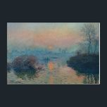 Claude Monet - Sunset on the Seine at Lavacourt Acrylic Print<br><div class="desc">Sunset on the Seine at Lavacourt,  Winter Effect / Soleil couchant sur la Seine a Lavacourt,  effet d'hiver - Claude Monet,  Oil on Canvas, 1880</div>