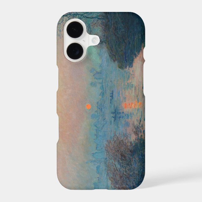 Claude Monet - Sunset on the Seine at Lavacourt Case-Mate iPhone Case |  Zazzle