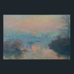 Claude Monet - Sunset on the Seine at Lavacourt Faux Canvas Print<br><div class="desc">Sunset on the Seine at Lavacourt,  Winter Effect / Soleil couchant sur la Seine a Lavacourt,  effet d'hiver - Claude Monet,  Oil on Canvas, 1880</div>