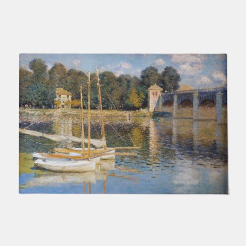 Claude Monet _ The Argenteuil Bridge Doormat