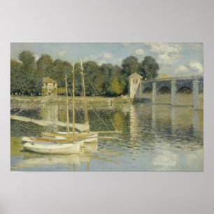 Claude Monet - The Argenteuil Bridge Poster