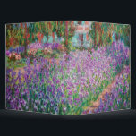 Claude Monet - The Artist's Garden at Giverny 3 Ring Binder<br><div class="desc">The Artist's Garden at Giverny / Le Jardin de l'artiste a Giverny - Claude Monet,  1900</div>