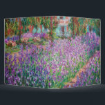 Claude Monet - The Artist's Garden at Giverny 3 Ring Binder<br><div class="desc">The Artist's Garden at Giverny / Le Jardin de l'artiste a Giverny - Claude Monet,  1900</div>