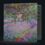 Claude Monet | The Artist's Garden at Giverny 3 Ring Binder<br><div class="desc">The Artist's Garden at Giverny,  1900 | by Claude Monet | Art Location: Musee d'Orsay,  Paris,  France | French Artist | Image Collection Number: XIR19133</div>