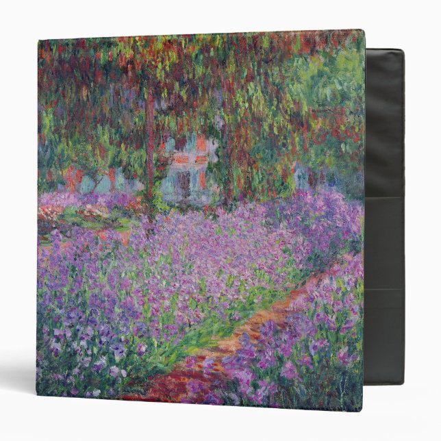 Claude Monet | The Artist's Garden at Giverny 3 Ring Binder (Front/Inside)