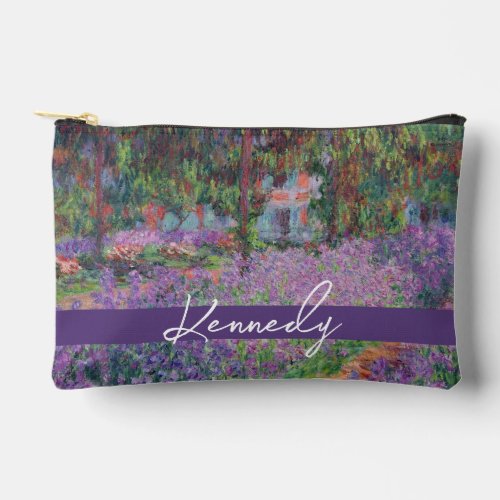 Claude Monet  The Artists Garden at Giverny Accessory Pouch