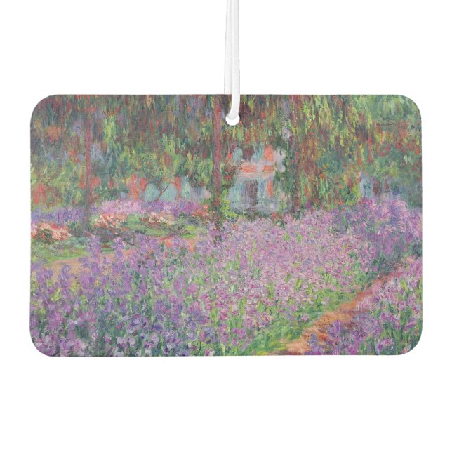 Claude Monet | The Artist's Garden at Giverny Air Freshener (Front)