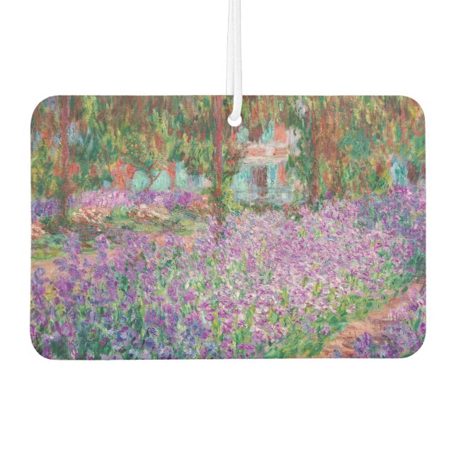Claude Monet - The Artist's Garden at Giverny Air Freshener (Front)