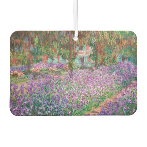 Claude Monet _ The Artists Garden at Giverny Air Freshener