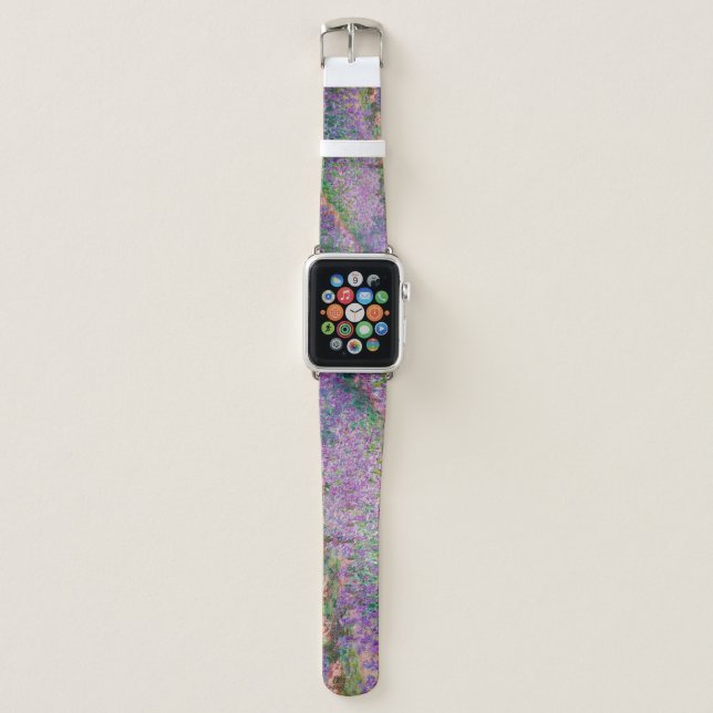 Claude Monet - The Artist's Garden at Giverny Apple Watch Band (Front)