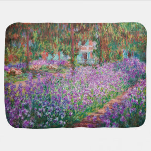 Claude Monet - The Artist's Garden at Giverny Baby Blanket