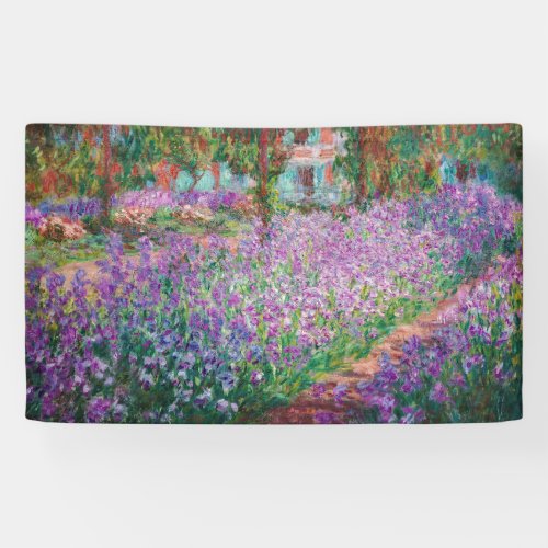Claude Monet _ The Artists Garden at Giverny Banner