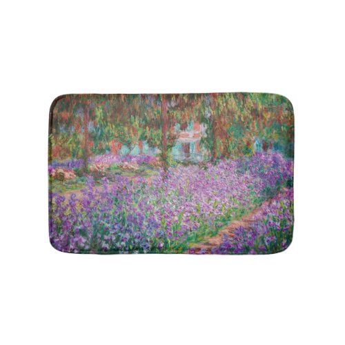 Claude Monet _ The Artists Garden at Giverny Bath Mat