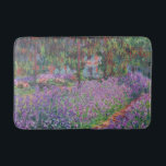 Claude Monet | The Artist's Garden at Giverny Bath Mat<br><div class="desc">The Artist's Garden at Giverny,  1900 | by Claude Monet | Art Location: Musee d'Orsay,  Paris,  France | French Artist | Image Collection Number: XIR19133</div>