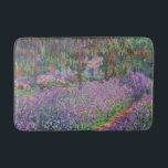 Claude Monet | The Artist's Garden at Giverny Bath Mat<br><div class="desc">The Artist's Garden at Giverny,  1900 | by Claude Monet | Art Location: Musee d'Orsay,  Paris,  France | French Artist | Image Collection Number: XIR19133</div>