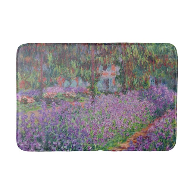 Claude Monet | The Artist's Garden at Giverny Bath Mat (Front)