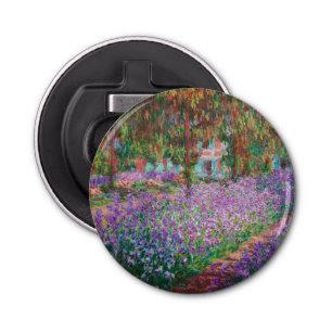 Claude Monet - The Artist's Garden at Giverny Bottle Opener
