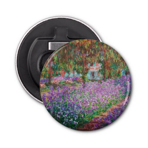 Claude Monet _ The Artists Garden at Giverny Bottle Opener