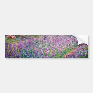 Claude Monet - The Artist's Garden at Giverny Bumper Sticker