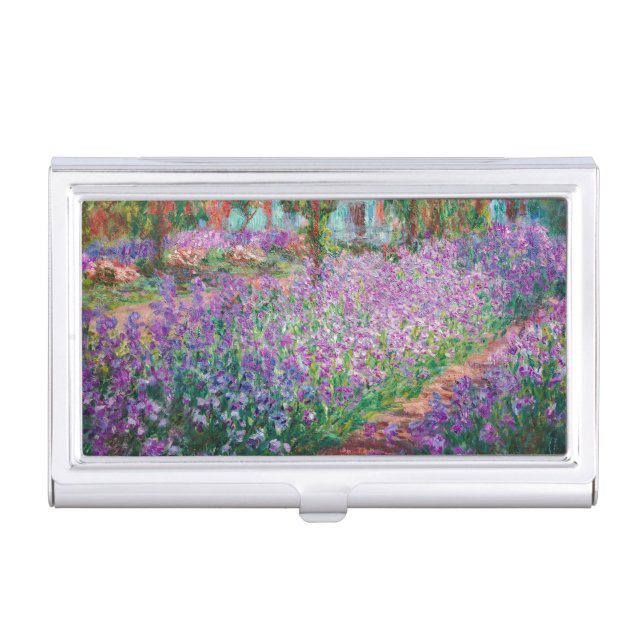Claude Monet - The Artist's Garden at Giverny Business Card Case (Front)