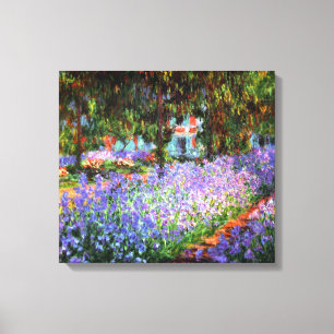 Claude Monet The Artist's Garden at Giverny Canvas Print