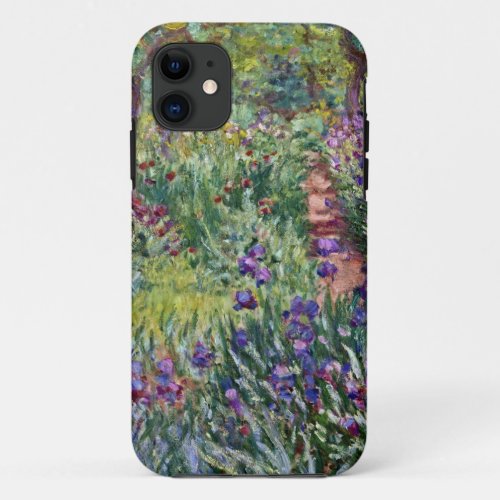 Claude Monet _ The Artists Garden at Giverny iPhone 11 Case