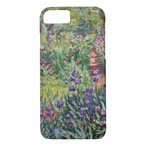Claude Monet _ The Artists Garden at Giverny iPhone 87 Case