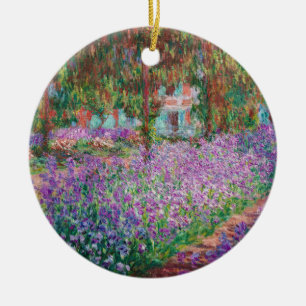 Claude Monet - The Artist's Garden at Giverny Ceramic Ornament