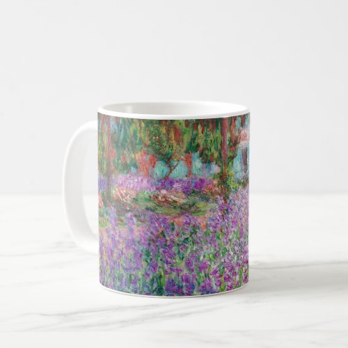 Claude Monet _ The Artists Garden at Giverny Coffee Mug