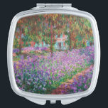 Claude Monet - The Artist's Garden at Giverny Compact Mirror<br><div class="desc">The Artist's Garden at Giverny / Le Jardin de l'artiste a Giverny - Claude Monet,  1900</div>