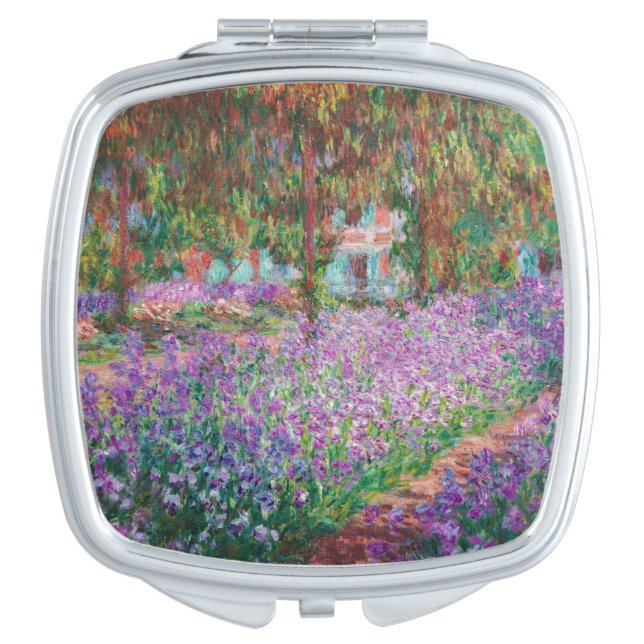 Claude Monet - The Artist's Garden at Giverny Compact Mirror (Front)